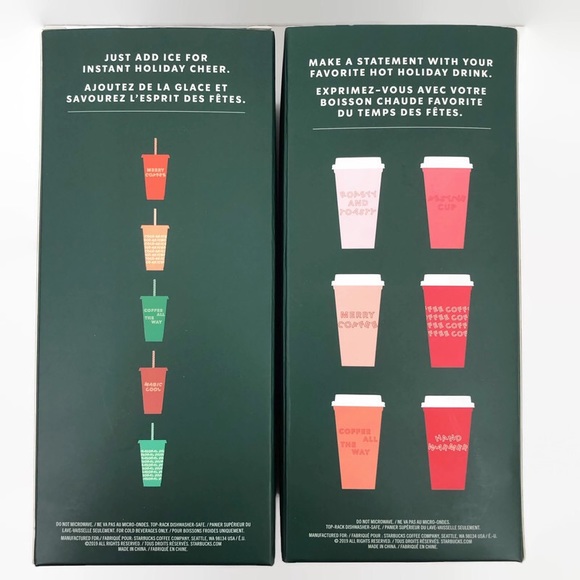 SOLDStarbucks Limited HolidayTumblerHotColdCupsSet - Picture 6 of 8